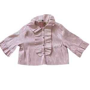 sister jane pink ruffle top
